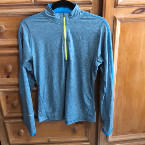 Nike Run Element 1/3 zip contrast - Picture 2 of 7